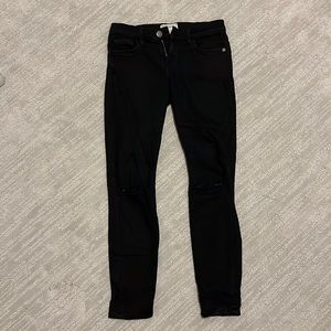 CURRENT/ELLIOT black stilleto skinny jean